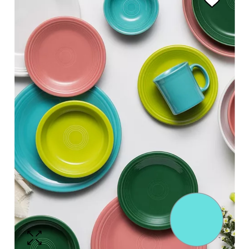 Fiesta Green Dinnerware Set - Picture 4 of 5
